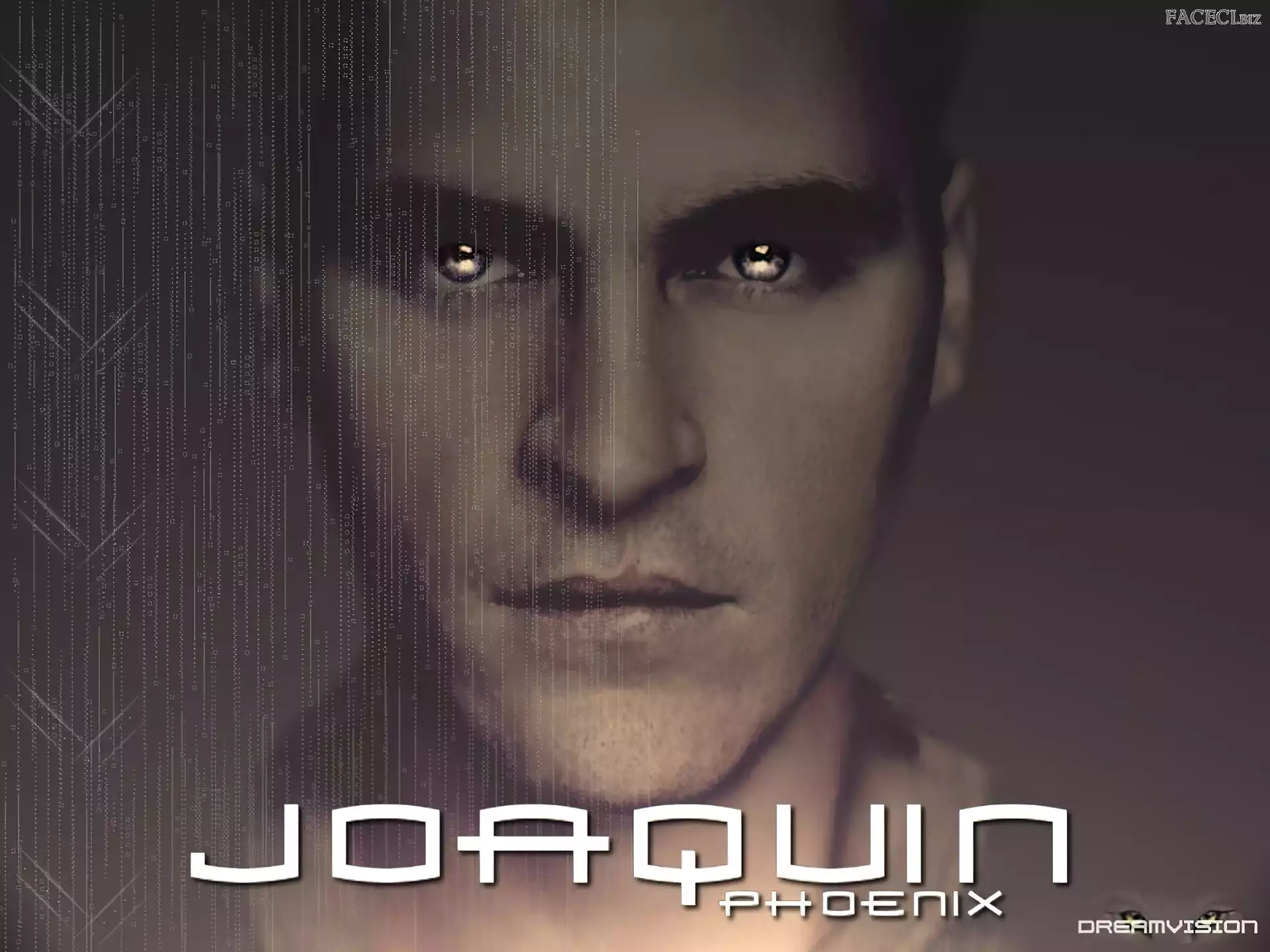 Joaquin Phoenix, duże oczy